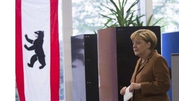 Меркель проголосувала на виборах до Бундестагу