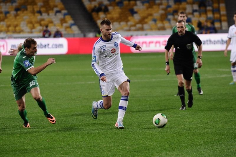 Премьер-лига Украины. "Динамо" вымучило победу на "Олимпийском"