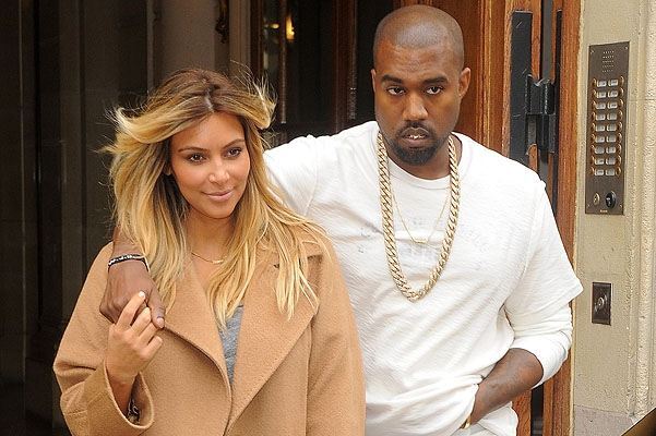 Канье Уэст и Ким Кардашян приехали на Неделю моды в Париже