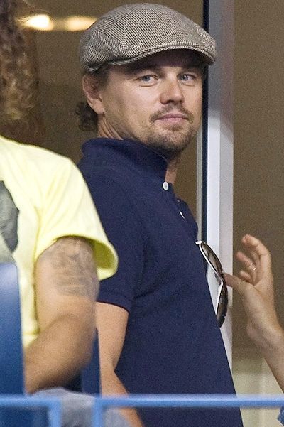 Леонардо ДиКаприо и Лукас Хааса веселятся на US Open