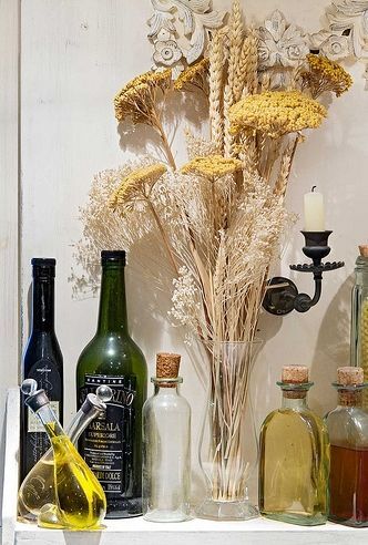 Как засушить цветы и листья для зимнего букета