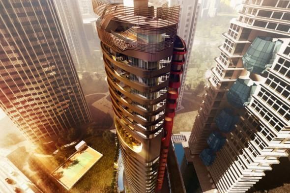 Дизайн-ателье Pininfarina построит небоскреб в стиле Ferrari