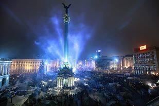 Евромайдан отпраздновал Новый год