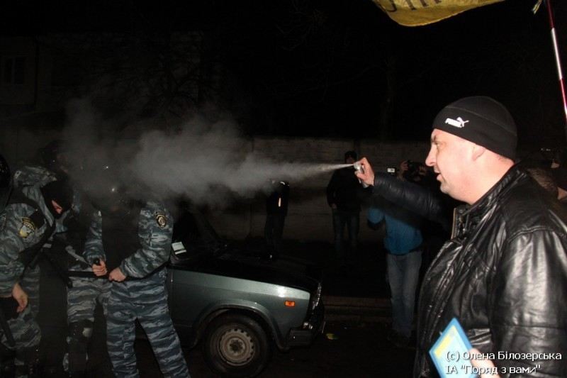 Бійка на проспекті Перемоги: фотохроніка подій