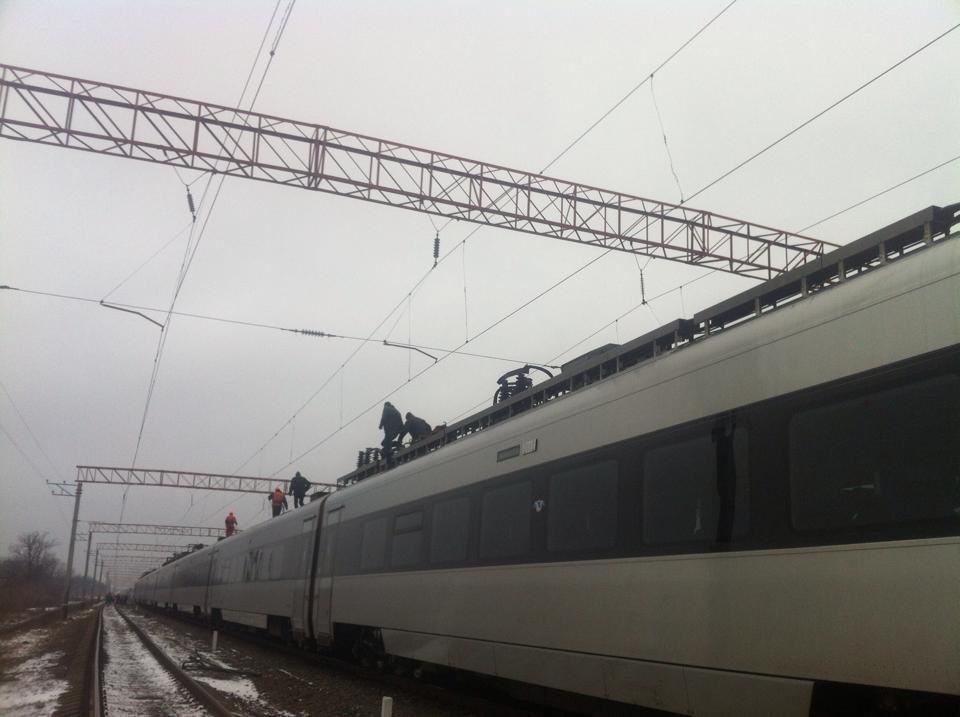 Под Киевом сломался Hyundai