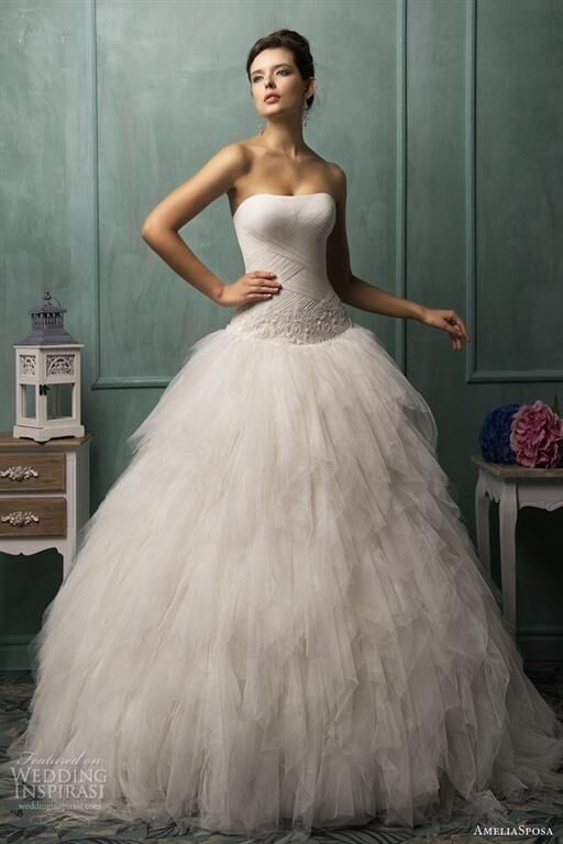 Итальянские свадебные платья от Amelia Sposa. Коллекция 2014