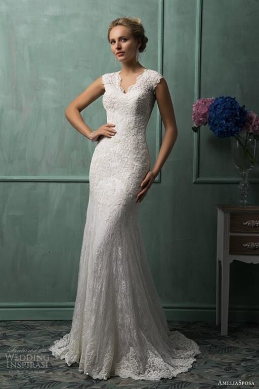 Итальянские свадебные платья от Amelia Sposa. Коллекция 2014