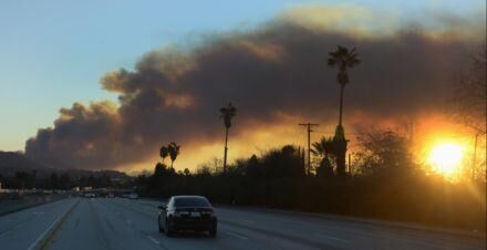 В Лос-Анджелесе бушуют лесные пожары: проводится массовая эвакуация
