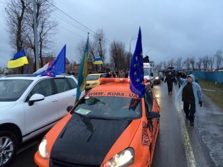 В Одессе прошла акция Автомайдана, 19 января 2014