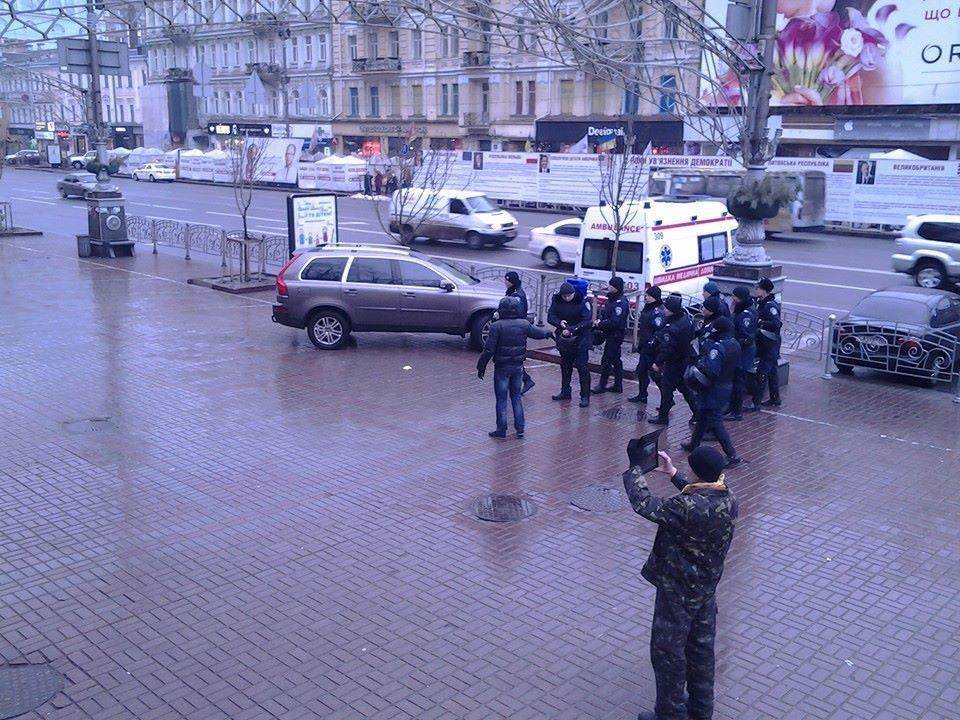 Антімайдановци намагалися влаштувати провокацію на Майдані
