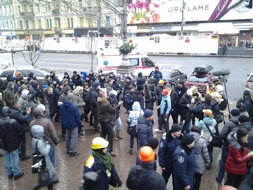 Антимайдановцы пытались устроить провокацию на Майдане