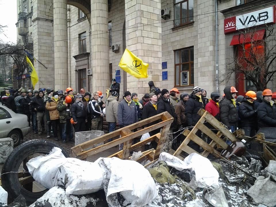 Антимайдановцы пытались устроить провокацию на Майдане