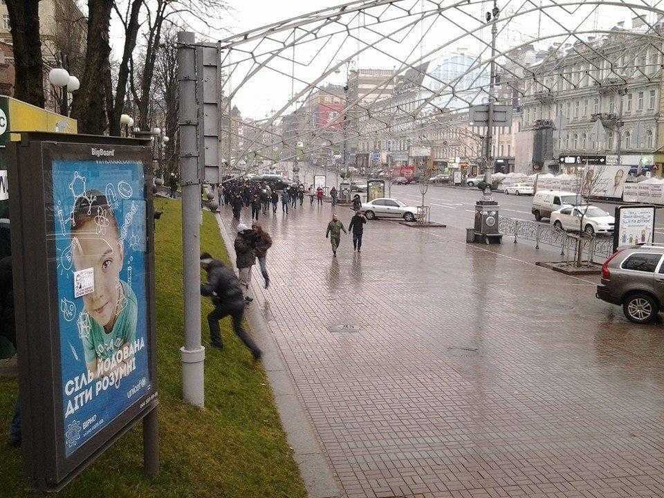 Антимайдановцы пытались устроить провокацию на Майдане