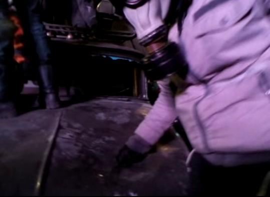 Протестующие на Грушевского используют огнетушители против силовиков