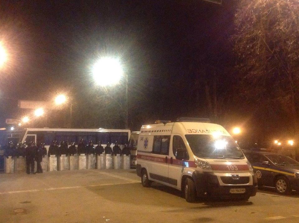 К Кабмину стягиваются беркутовцы