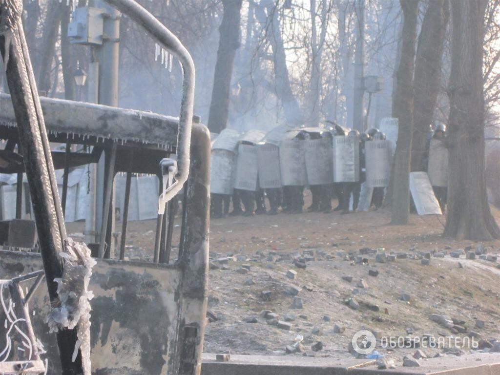 Митингующие против спецназа: противостояние в центре Киева продолжается