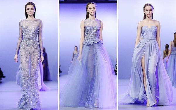 Elie Saab показал в Париже новую коллекцию роскошных платьев