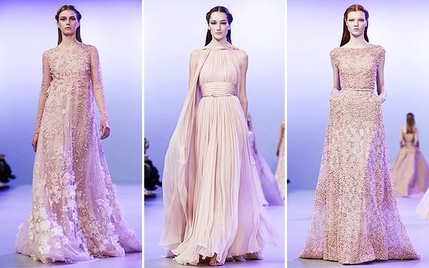 Elie Saab показал в Париже новую коллекцию роскошных платьев