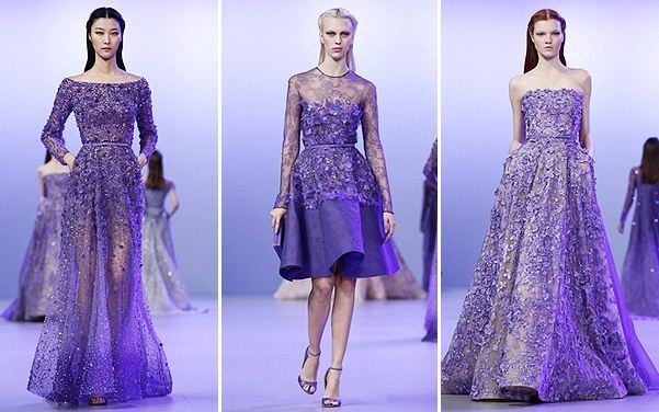 Elie Saab показал в Париже новую коллекцию роскошных платьев