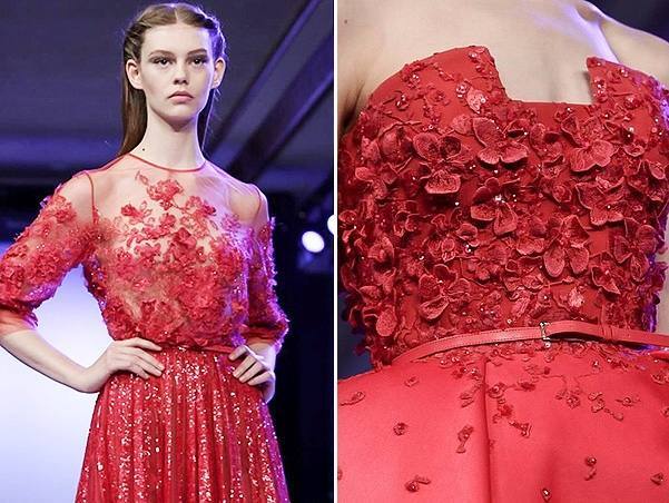 Elie Saab показал в Париже новую коллекцию роскошных платьев