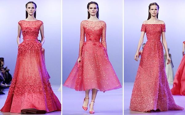 Elie Saab показал в Париже новую коллекцию роскошных платьев