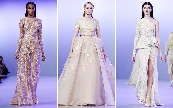 Elie Saab показал в Париже новую коллекцию роскошных платьев