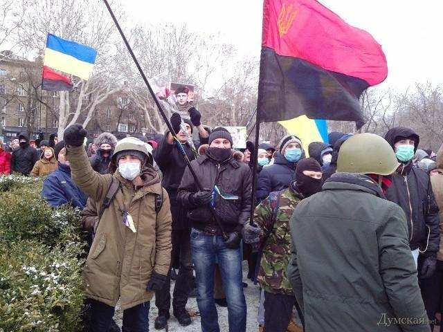 В Одессе евромайдановцы передумали штурмовать ОГА
