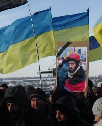 Сергея Нигояна похоронили с "Кобзарем" под Гимн Украины