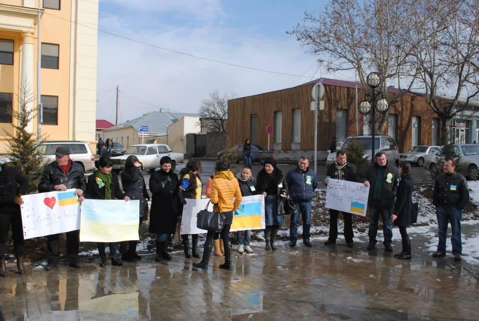 Автомайдановцы провели акцию в Тбилиси