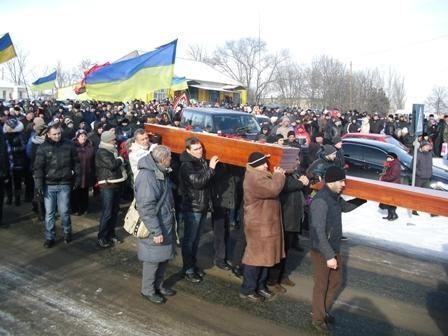 Сергея Нигояна похоронили с "Кобзарем" под Гимн Украины