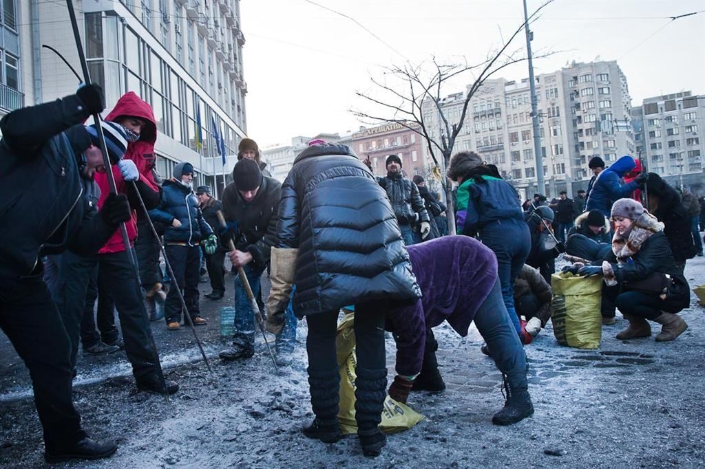 Баррикады на Грушевского