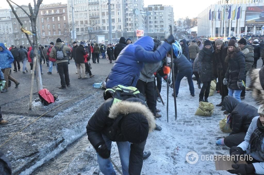 Евромайдан: трудовые будни и встречи на баррикадах