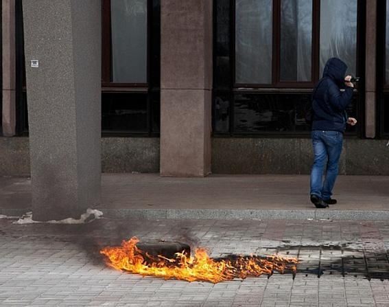 Криворожский горисполком пытался поджечь судимый за покушение на Витренко