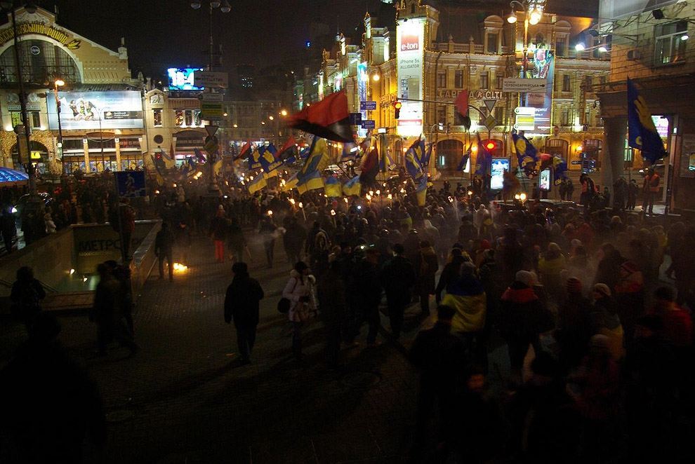 Смолоскипна хода з бандерівцями