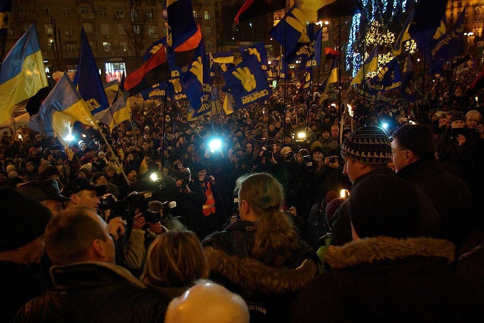 Смолоскипна хода з бандерівцями