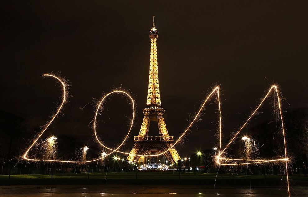 Салюты, пляжи и шампанское – как в мире встретили новый 2014-й год