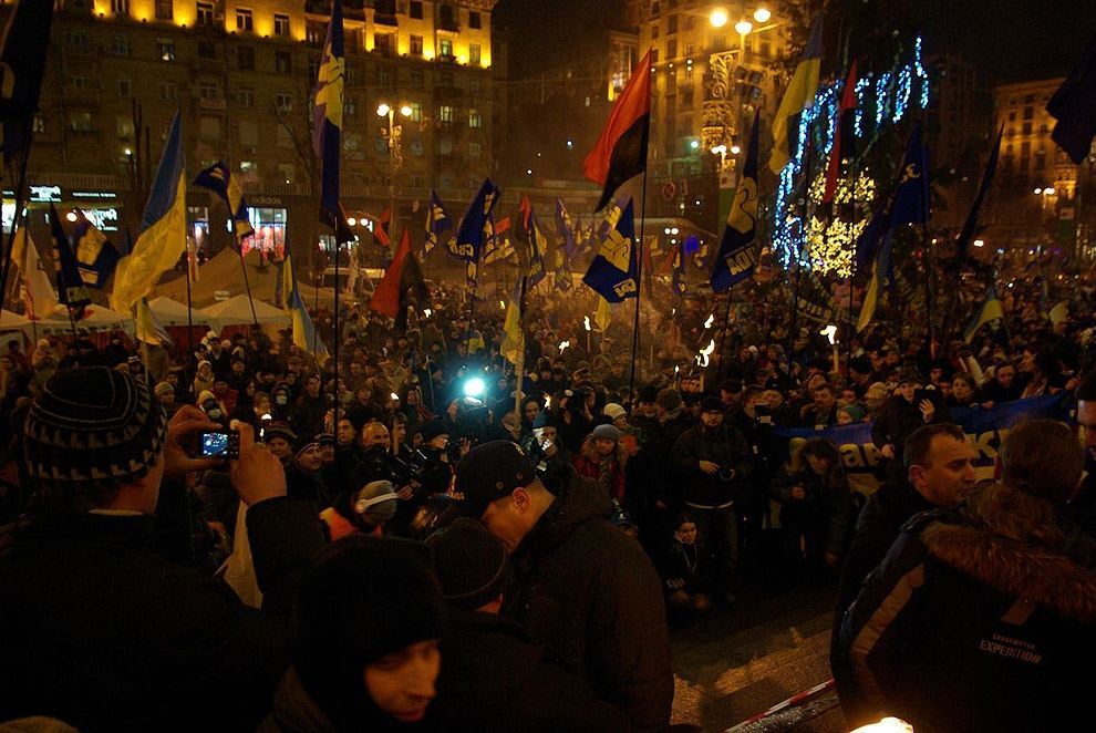 Смолоскипна хода з бандерівцями