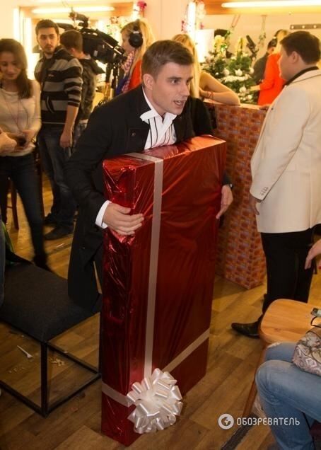 Оксана Марченко подарила финалистам "X-Фактора" по телевизору