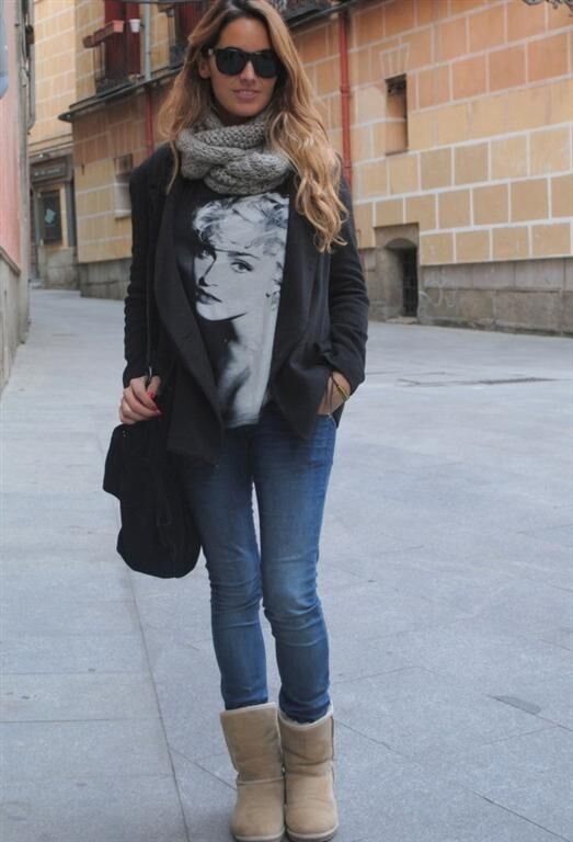 Как и с чем носить угги