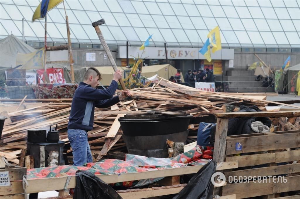 Евромайдан укрепил оборону