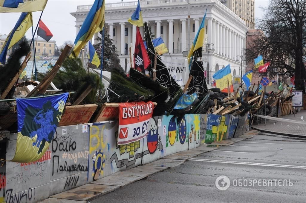 Евромайдан укрепил оборону