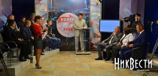 На николаевском телевидении стартовало политическое ток-шоу "КонтрАргумент"