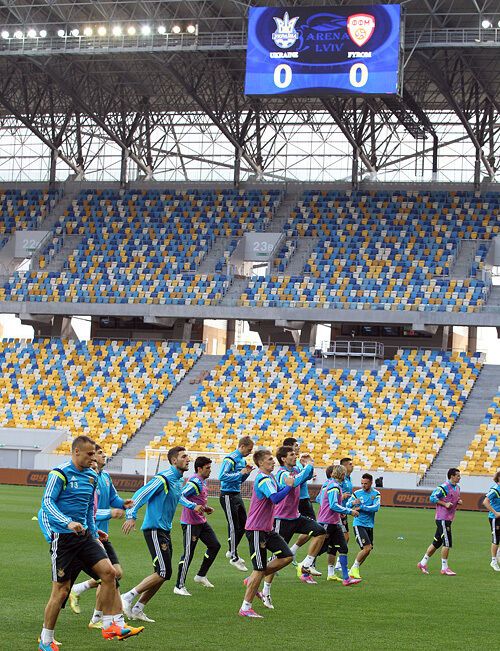 Сборная Украины показала свою готовность к матчу