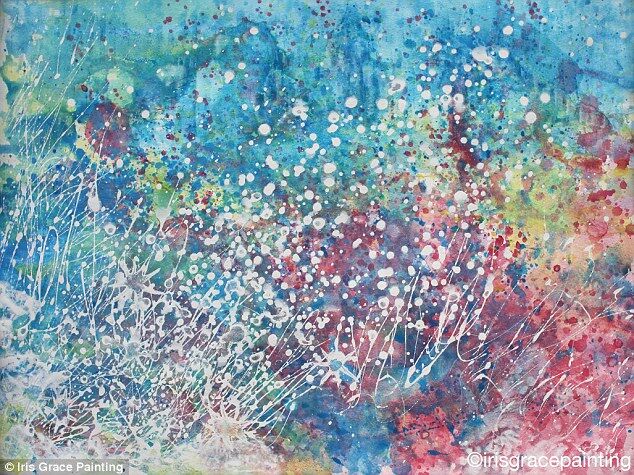 Кошка вдохновила 5-летнюю девочку-аутиста писать невероятные картины 