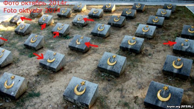 В Севастополе вандалы осквернили могилы турецких военных: опубликованы фото и видео