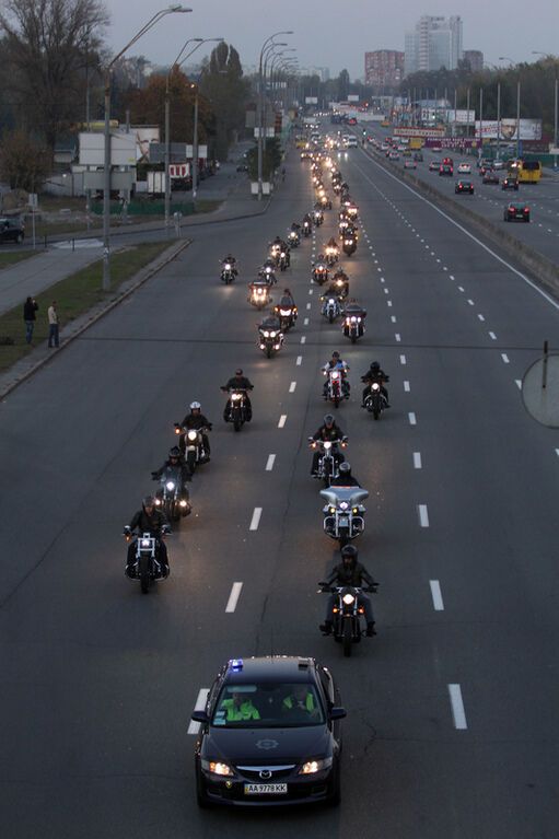Байкер Шовковский закрыл мотосезон-2014 в Киеве