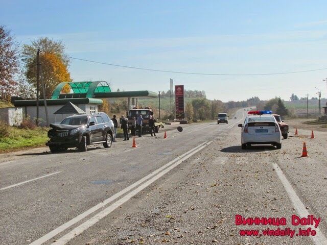 На Винниччине скандальный глава областного штаба Ляшко устроил ДТП