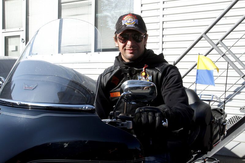 Байкер Шовковский закрыл мотосезон-2014 в Киеве