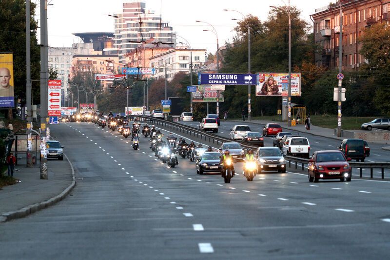 Байкер Шовковский закрыл мотосезон-2014 в Киеве