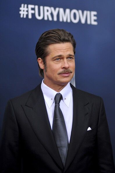 Брэд Питт отрастил усы, а Шайа ЛаБаф - бороду 